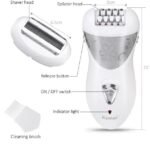 ⁦جهاز إزالة الشعر الكهربائي متعدد الوظائف Kemei  2 en 1 épilateur électrique rasoir multi-fonction épilation femme KM-506⁩ - الصورة ⁦2⁩