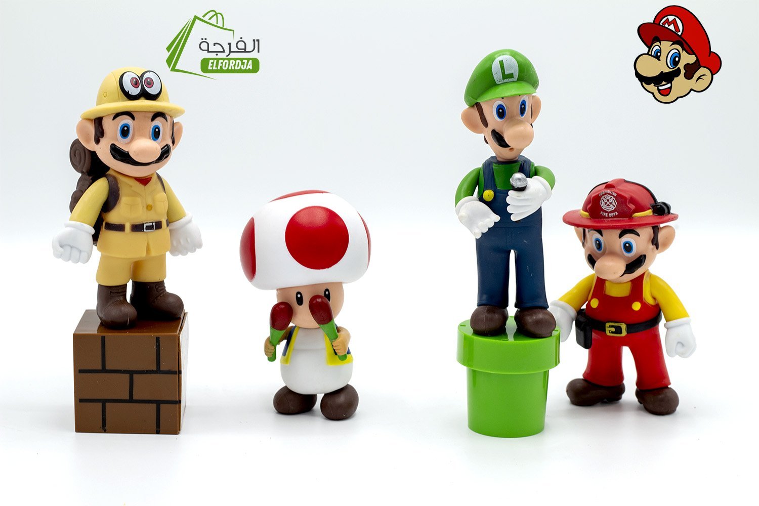MR-1.jpg مجموعة العاب شخصيات ماريو من 4 قطع : Ensemble de 4 figurines de personnages Mario RF/5657 - Image 1