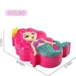 ⁦علبة مكياج الحورية للأطفال من ثلاث طبقات: Coffret de maquillage sirène pour enfants 560-3A⁩ - الصورة ⁦5⁩