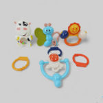 مجموعة ألعاب الجرس و التسنين للأطفال المكونة من 7 قطع : Kit de jeux 7 pièces / Kit de jeux musical 1351-5 - Image 2