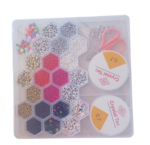 مجموعة بذور الزجاج و حبات الأحرف مع أدوات لصنع المجوهرات للأطفال 24 فتحة : Ensemble de pendentifs pour la fabrication de bijoux enfant 24 grilles RF/2301423-2 - Image 5