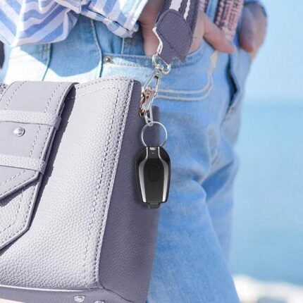 باور بانك مع حامل مفاتيح من النوع Porte-clés ET Power Bank d’urgence 2 EN 1 type RF-0119