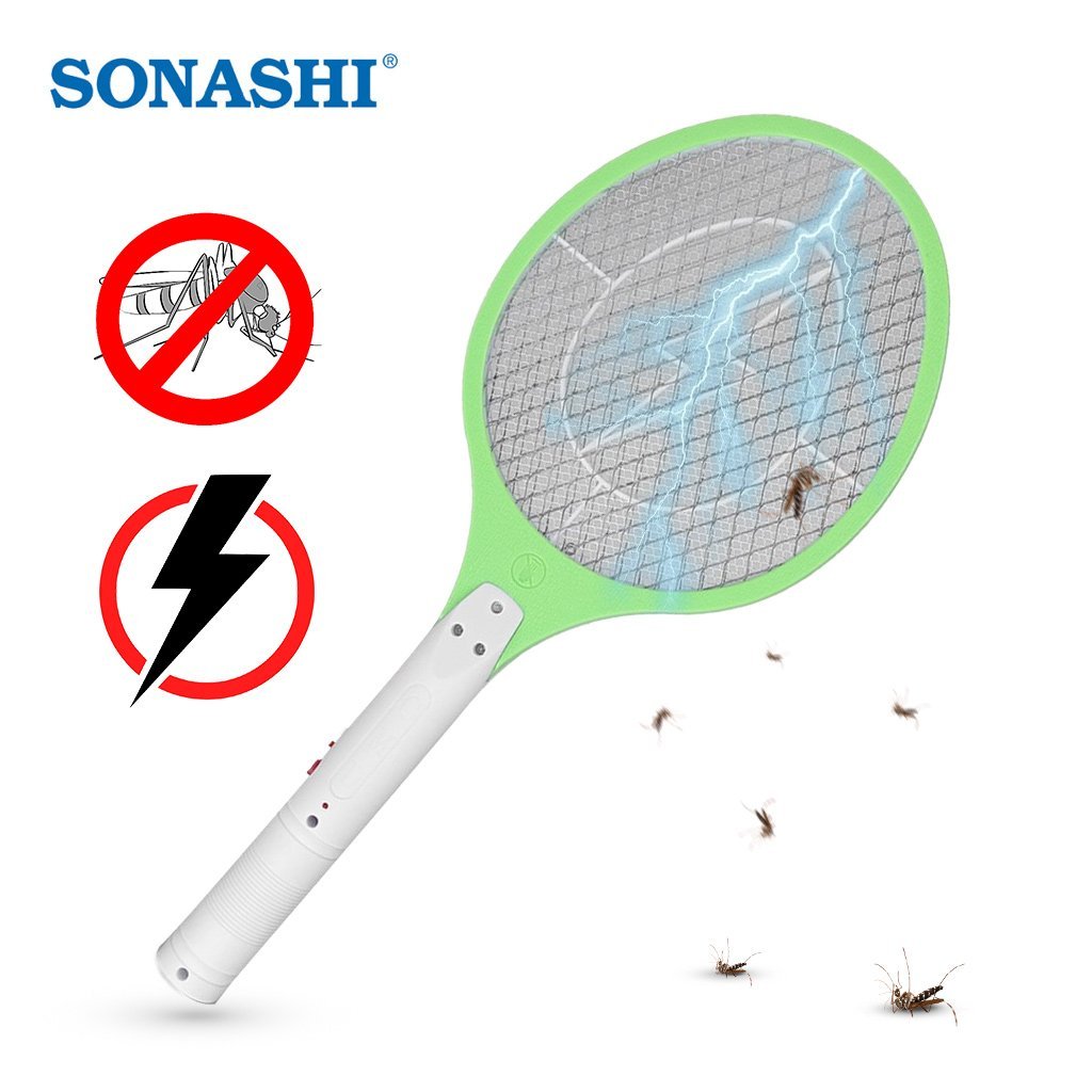 SMR-111U-CNC.jpg مضرب لاسلكي مضاد للبعوض بمنفذ شحن USB قابلة لإعادة الشحن SONASHI Raquette Anti-Moustiques USB Rechargeable SMR-111U - Image 1