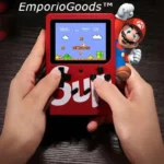 جهاز ألعاب فيديو الكلاسيكية ريترو محمول مع 400 لعبة مدمجة و جهاز تحكم للالعاب :  Console de jeux vidéo rétro portable (400 jeux) avec manette de jeu 2301396-1 - Image 4