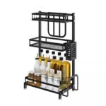 رف توابل 3 طبقات للمطبخ من الفولاذ المقاوم للصدأ : Étagère à Épices 3 Niveaux pour Cuisine en acier inoxydable RF/0154 - Image 3