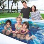 حوض سباحة للأطفال قابل للنفخ مع نظارتين للسباحة Piscine Gonflable Avec Design 3D Pour Enfant 262 x 175 x 51cm Bestway 54177 - Image 8