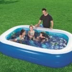 حوض سباحة للأطفال قابل للنفخ مع نظارتين للسباحة Piscine Gonflable Avec Design 3D Pour Enfant 262 x 175 x 51cm Bestway 54177 - Image 6