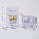 مصباح ليلي على شكل تلفاز مع ضوء LED، مصباح طاولة لطيف : Veilleuse de peinture TV avec lumière LED, lampe de table mignonne HS-2313B - Image 5