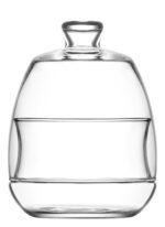 وعاء حلوى زجاجي من لاف بغطاء RF-255CC - Image 4