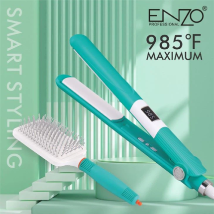 مكواة و فرشاة فرد الشعر ENZO PROFESSIONAL coffre lisseur brosse EN-1291