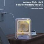 مروحة كهربائية محمولة ومرطبة للجو 2 في 1- 3 سرعات قابلة للتعديل هادئة 7 أضواء Ventilateur électrique portable et humidificateur 2In1 3 vitesses réglables silencieux 7 Led RF-088 - Image 3