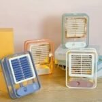 مروحة كهربائية محمولة ومرطبة للجو 2 في 1- 3 سرعات قابلة للتعديل هادئة 7 أضواء Ventilateur électrique portable et humidificateur 2In1 3 vitesses réglables silencieux 7 Led RF-088 - Image 4