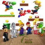 مجموعة العاب شخصيات ماريو من 6 قطع : Ensemble de 6 figurines de personnages Mario RF/0104