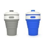 ⁦كوب محمول قابل للطي للاستمتاع بقهوتك أومشروباتك المفضلة Collapsible Silicone Coffee Cup BPA Free 350ml RF-092⁩ - الصورة ⁦7⁩