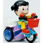 دراجة شانتو الموسيقية و بمصابيح كهربائية مع فتاة :  Jouet de tricycle pour enfants , musique et lumières électriques avec fille 3115 - Image 2
