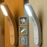 ضوء الليل المتحرك بشريحة استشعار الحركة PIR قابل لإعادة الشحن :  Lampe de nuit mobile avec capteur de mouvement PIR rechargeable WP-9068 - Image 2