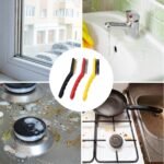 مجموعة تنظيف 3 قطع بأطراف من النحاس والنايلون والفولاذ المقاوم للصدأ 21سم - 8سم: Kit de nettoyage 3 pièces avec brosses en laiton, nylon et acier inoxydable 21cm-8cm 011119 - Image 4