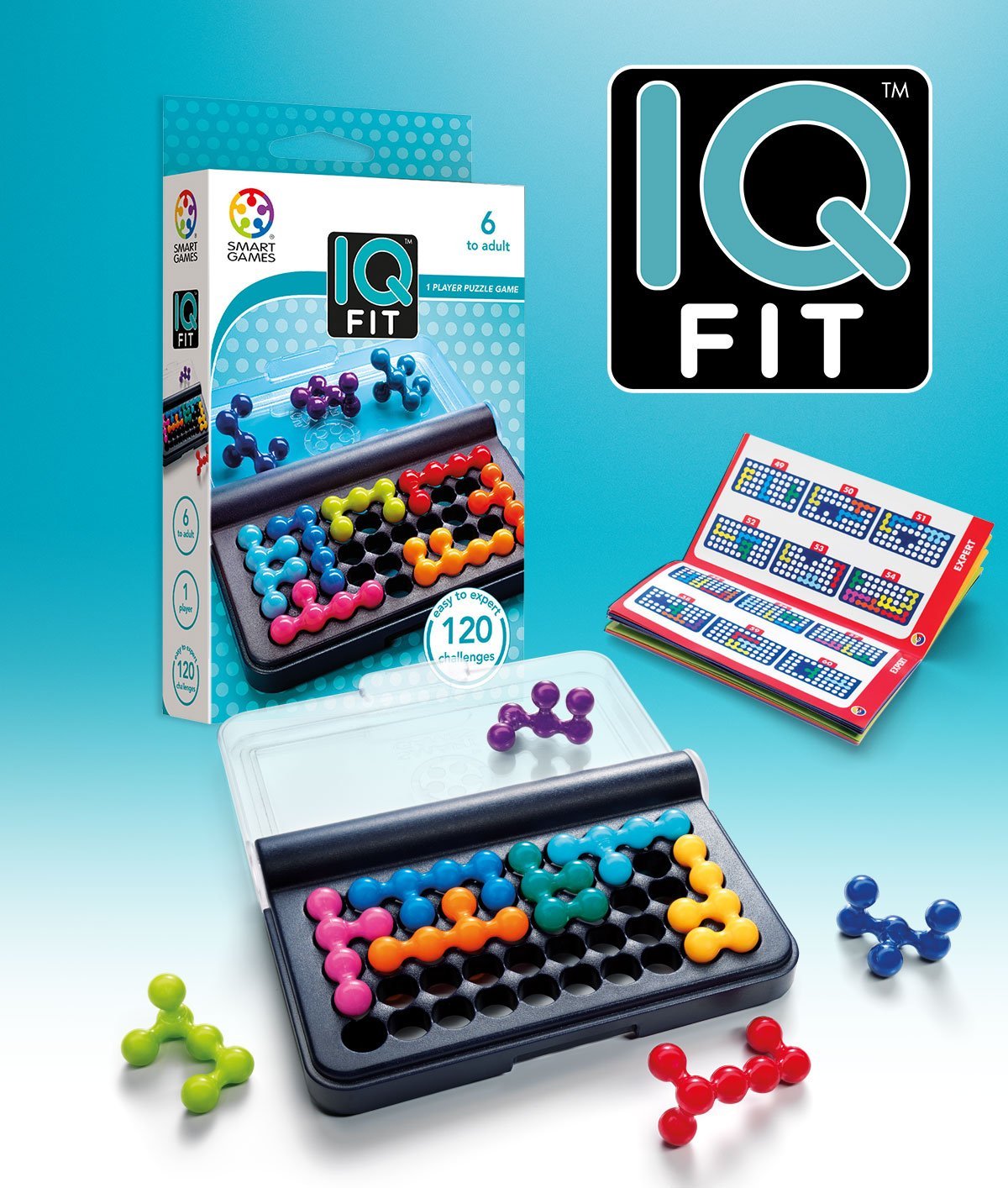 smartgames-product-banner_IQ-Fit_1.jpg لعبة التفكير الذكي Jeu de réflexion Smartgames IQ Fit RF-086 - Image 1