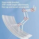 موزع هواء المكيف القابل للتعديل 270 درجة مضاد للنفث المباشر Déflecteur d’évent de climatisation réglable 270 degrés Anti soufflage Direct 1415 - Image 7