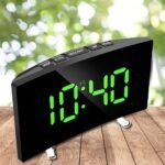 ⁦Horloge et réveil thermomètre de table electronique lumineux DT-6507⁩ - الصورة ⁦3⁩