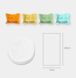 ⁦Serviettes de bain compressées épaisses en coton non tissé Pour voyages ou déplacement⁩ - الصورة ⁦8⁩