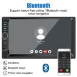 ⁦DVD Mp5 Auto-radio écran tactile 7 Pouce Bleutooth. USB AUX .CARD SD. Standard⁩ - الصورة ⁦3⁩