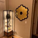 ⁦Décoration murale miroir Abeille Miroir Acrylic 40 Cm / 45 Cm⁩ - الصورة ⁦2⁩