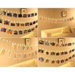 ⁦Clips lumineux pour accrocher des photos décoration intérieure⁩ - الصورة ⁦7⁩
