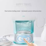 ⁦Bouilloire Électrique Pliable en Silicone Alimentaire avec Gobelet Pliable – غلاية مياه قابلة للطي ومحمولة⁩ - الصورة ⁦5⁩