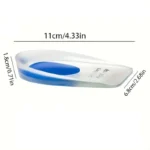 ⁦زوج وسادات الكعب الناعمة من السيليكون، تخفف من آلام الكعب الأخمصي، لالتهاب وتر العرقوب الذي يقف لفترة طويلة⁩ - الصورة ⁦6⁩