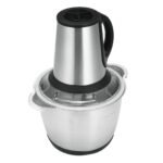 ⁦Hachoir à viande électrique 2L en acier inoxydable⁩ - الصورة ⁦2⁩