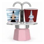 ⁦Cafetière Expresso 2 Tasses avec 2 Fontaine Rose – ماكينة تحضير القهوة⁩ - الصورة ⁦4⁩