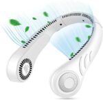 ⁦Ventilateur de cou portable 3 vitesses rechargeable USB,⁩ - الصورة ⁦2⁩