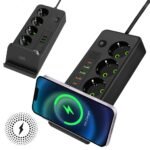 ⁦Multiprise 4 SOCKET 2500W avec USB, Type-C et chargement sans fil – مقبس طاقة وشاحن لاسلكي⁩ - الصورة ⁦7⁩