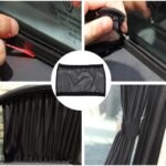 ⁦PACK 4 Pcs Rideau glissé de fenêtre Protection UV pour Voiture – ستار نوافذ جانبية في السيارة 4 قطع⁩ - الصورة ⁦8⁩