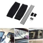 ⁦2Pcs Rideau glissé de fenêtre Protection UV pour Voiture – ستار نوافذ جانبية في السيارة⁩ - الصورة ⁦6⁩