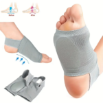 ⁦Paire Semelles de pied Soutien de la voûte plantaire en silicone pour fasciite plantaire orthopédique⁩ - الصورة ⁦2⁩