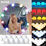 Chende Lampe Miroir RGB 10 psc mural Hollywood style