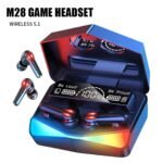 ⁦M28 Wireless Earbuds TWS Bluetooth 5.1 Gaming Monster⁩ - الصورة ⁦2⁩
