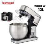 Techwood Robot Pétrin Professionel 12L 2000W TRO-1226