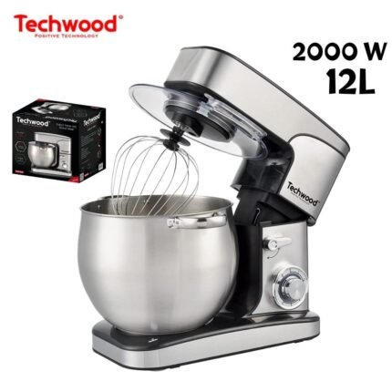 Techwood Robot Pétrin Professionel 12L 2000W TRO-1226