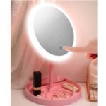 ⁦Miroir de maquillage de bureau avec lampe⁩ - الصورة ⁦3⁩