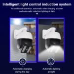 ⁦Lampes Solaires d'Extérieur avec Détecteur de Mouvement Forme De Caméra v4⁩ - الصورة ⁦5⁩