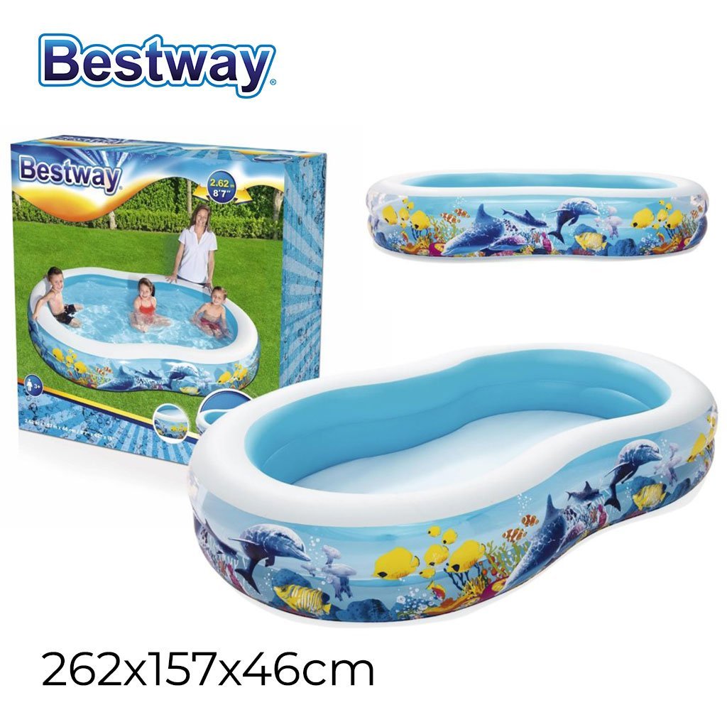 54118-cnc.jpg Piscine Océan Gonflable 262 x 157 x 46 cm Bestway #54118 - الصورة 1