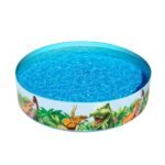 ⁦Piscine Dinosaure Ronde en Vinyle et PVC 244x46cm⁩ - الصورة ⁦3⁩