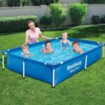 ⁦Steel Pro™ Piscine Rectangulaire 221 x 150 x 43cm Bestway 56401⁩ - الصورة ⁦2⁩