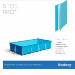 ⁦Steel Pro™ Piscine Rectangulaire 221 x 150 x 43cm Bestway 56401⁩ - الصورة ⁦4⁩