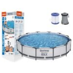 ⁦Steel Pro Max™ Piscine Ronde Avec Filtre et Pompe 366x76cm Bestway⁩ - الصورة ⁦4⁩