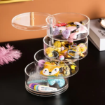 ⁦Organisateur de maquillage rotatif à 360 degrés en cristal acrylique⁩ - الصورة ⁦11⁩