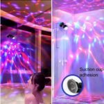 ⁦Lampe d’ambiance LED USB pour voiture avec rotation automatique RGB⁩ - الصورة ⁦5⁩